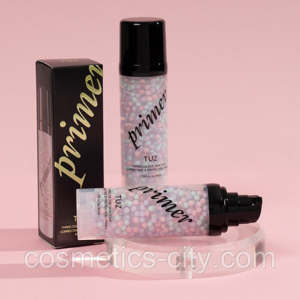 База під макіяж триколірна Tuz 3-Color Makeup Primer, 40 мл.
