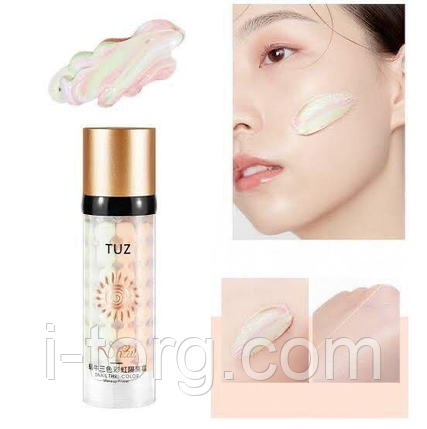 База під макіяж з екстрактом равлика Tuz Snail 3-Color Makeup Primer, 35 мл., фото 2