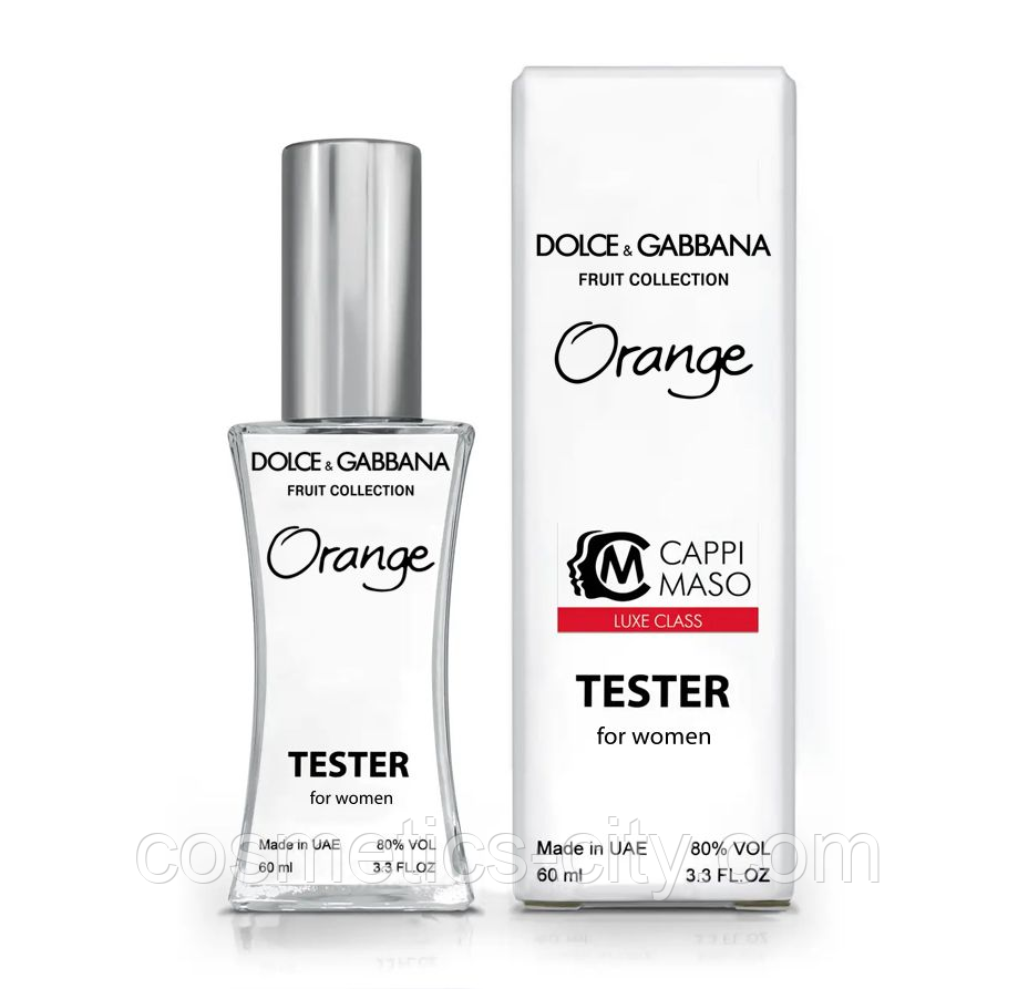 Тестер унисекс LUXE CLASS Dolce&Gabbana Fruit Collection  Orange, 60 мл.