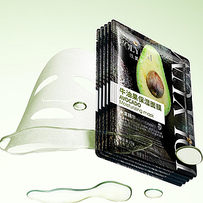 Тканинна маска з екстрактом авокадо Jolyum Avocado Moisturizing Mask, 25г., фото 3