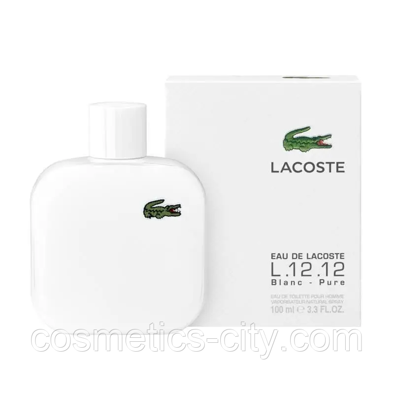 Парфюм мужской Lacoste Eau De L.12.12 Blanc, 100 мл. (premium), фото 1