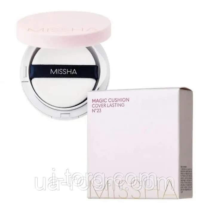 Тональный кушон Missha M Magic Cushion Cover Lasting SPF50+/PA+++ (№ 23)
