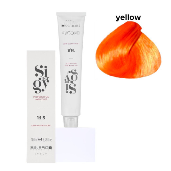 Крем-фарба для волосся Sinergy YELLOW 100 мл, фото 1