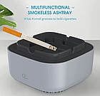 Електрична попільничка з фільтром для запаху диму, настільна попільничка димовідсмоктувач для сигарет Лучшая цена, фото 3