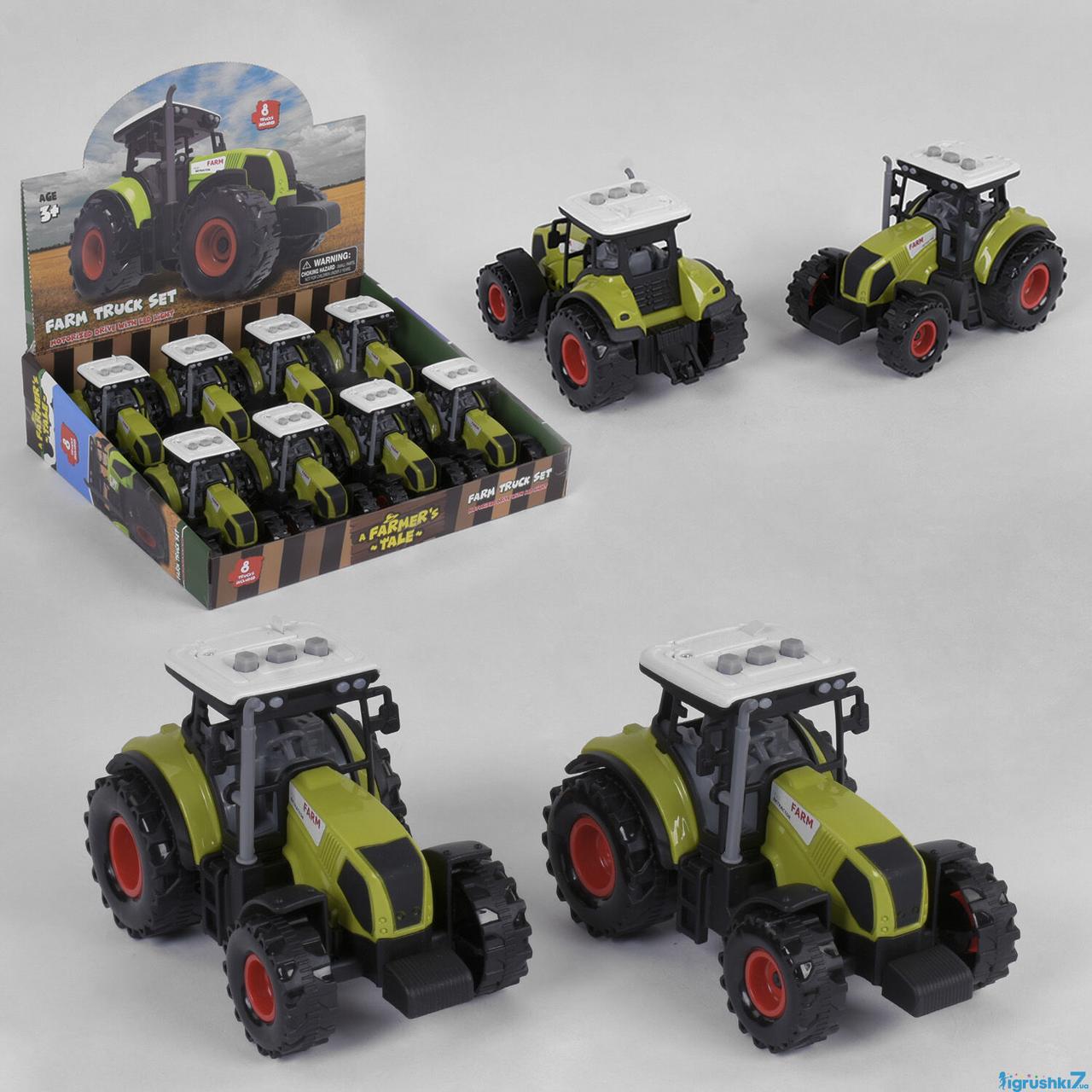 Набір тракторів 550-23 E світло, звук, інерція, у коробці, фото 1