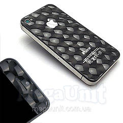 3D Захисна плівка для iPhone 4/4S (Water Cube)