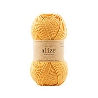 Нитки пряжа для в'язання  75/25 WOOLTIME Вултайм № 423 - жовтий