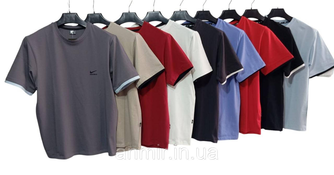 Чоловіча футболка котон NIKE норма 44-52, колір уточнюйте під час замовлення