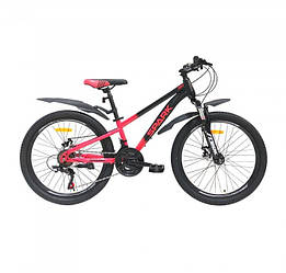 Велосипед ST 24" Spark Joy, рама 11" червоно-чорний (222961)