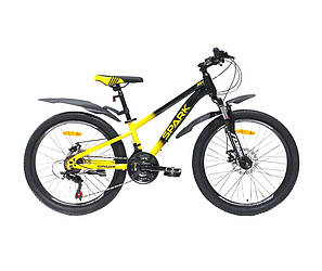 Велосипед ST 24" Spark Joy, рама 11" жовто-чорний (222962)