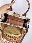 Вишукана жіноча сумка з етно вишивкою з двома ручками широким ремінцем через плече якісна подарункова, фото 6