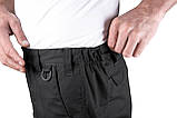 Тактичні штани SMILO cargo rip–stop black чорні, фото 3