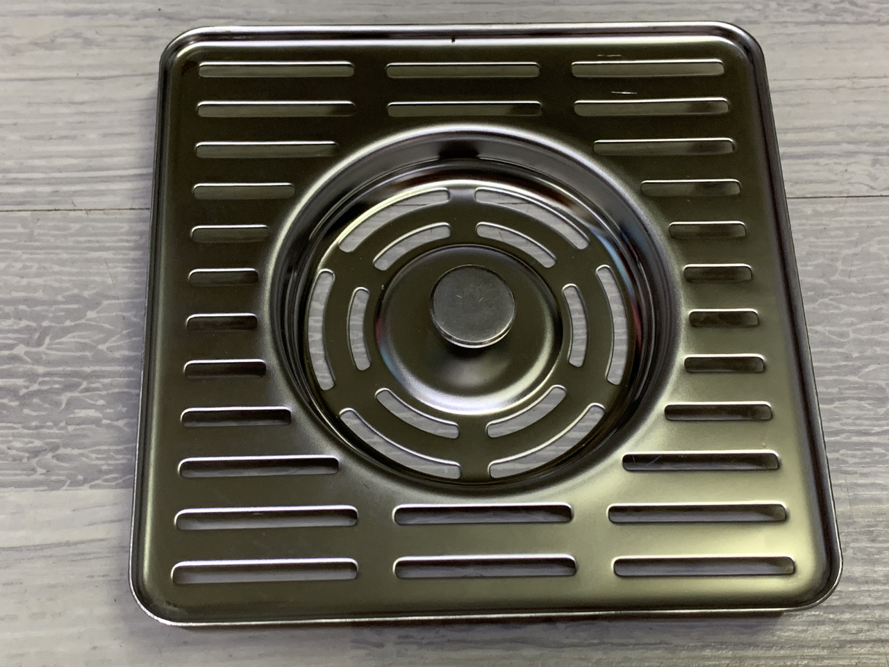 Декоративна квадратна накладка Intra на зливний отвір 129 мм х 129 мм