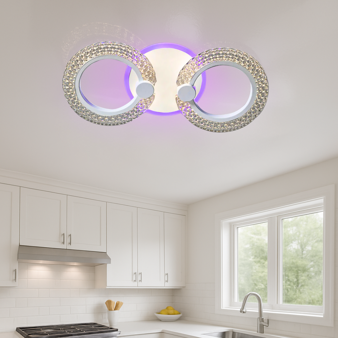 Люстра Led для кухні SVET 38W до 8 м² колір Білий SC-2100/2C WH 3color