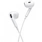Навушники з мікрофоном провідні Baseus Encok Semi-in-Ear Wired Earphones (3.5mm, 1.1m). White, фото 3