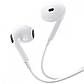 Навушники з мікрофоном провідні Baseus Encok Semi-in-Ear Wired Earphones (3.5mm, 1.1m). White, фото 2