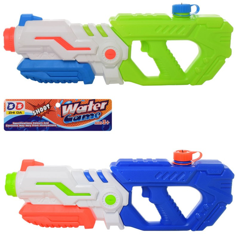 Водяний бластер Water gun M 6051, помпа, розмір великий, 2 кольори