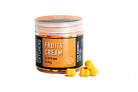 Бойли Вафтерс Carp Catchers Fluo Dumbell Wafters - Fruity Cream - Ø12х9мм - 45г