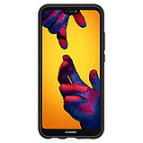 Чохол-накладка Spigen Liquid Air для Huawei P20 Lite Black (L22CS23071), фото 5