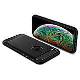 Чохол-накладка Spigen Rugged Armor для Apple iPhone XS Max Matte Black (065CS25125), фото 4
