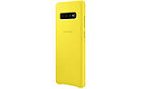 Чохол-накладка Samsung Leather Cover для Samsung Galaxy S10+ SM-G975 Yellow (EF-VG975LYEGRU), фото 4