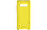 Чохол-накладка Samsung Leather Cover для Samsung Galaxy S10+ SM-G975 Yellow (EF-VG975LYEGRU), фото 5