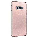Чохол-накладка Spigen Liquid Crystal Glitter для Samsung Galaxy 10e SM-G970 Rose Quartz (609CS25835), фото 3