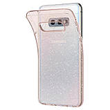 Чохол-накладка Spigen Liquid Crystal Glitter для Samsung Galaxy 10e SM-G970 Rose Quartz (609CS25835), фото 4