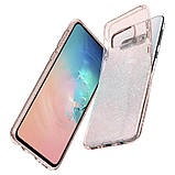 Чохол-накладка Spigen Liquid Crystal Glitter для Samsung Galaxy 10e SM-G970 Rose Quartz (609CS25835), фото 5