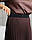 Плісирована жіноча спідниця шоколад, фото 4
