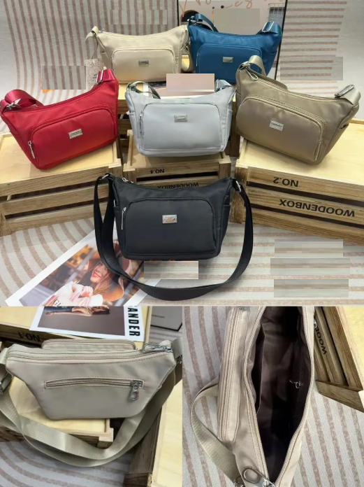 Сумка жіноча крос-боді 21*15,5 см на блискавці з кишенею та довгим ремінцем у різних кольорах Liza, фото 1