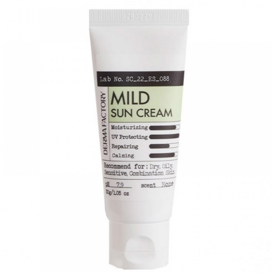 Сонцезахисний крем DERMAFACTORY MILD SUN CREAM(30g), фото 1