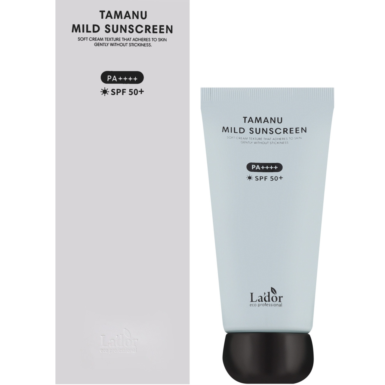 М'який сонцезахисний крем Lador Tamanu Mild Sunscreen SPF 50+ PA++++  50ml, фото 1