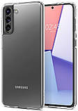 Чохол-накладка Spigen Crystal Flex для Samsung Galaxy S21 SM-G991 Clear (ACS02447), фото 3