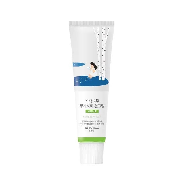 Сонцезахисний крем з березовим соком ROUND LAB BIRCH JUICE MILD-UP SUNSCREEN 50ml, фото 1