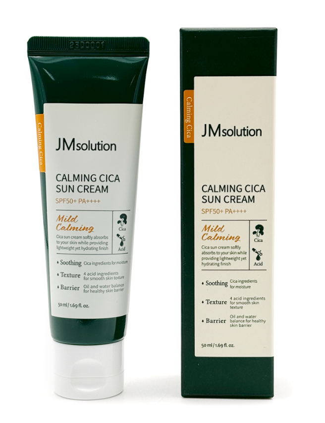 Сонцезахисний крем для обличчя з центелою JMSolution Calming Cica Sun Cream 50ml, фото 1