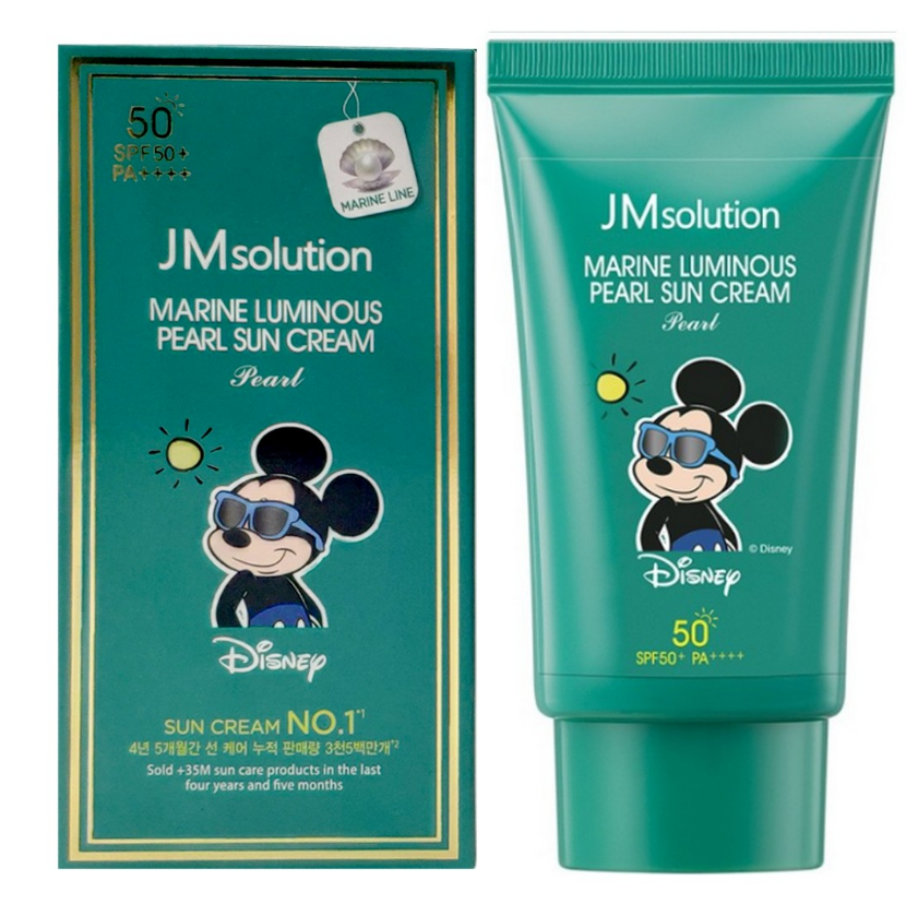 Крем сонцезахисний Jmsolution Marine Luminous Pearl Sun Cream Pearl x Disney Mickey 50 ml, фото 1