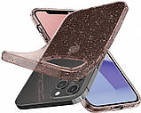 Чохол-накладка Spigen Liquid Crystal Glitter для Apple iPhone 12/12 Pro Rose Quartz (ACS01699), фото 6
