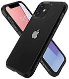 Чохол-накладка Spigen Crystal Hybrid для Apple iPhone 12 Mini Matte Black (ACS01543), фото 5