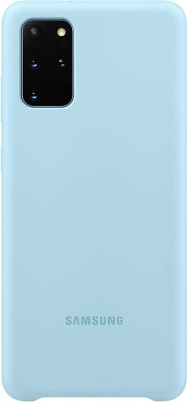 Чохол-накладка Samsung Silicone Cover для Samsung Galaxy S20+ SM-G985 Sky Blue (EF-PG985TLEGRU)