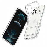 Чохол-накладка Spigen Crystal Slot для Apple iPhone 12/12 Pro Crystal Clear (ACS02576), фото 4
