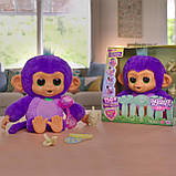 Інтерактивна мавпочка Санні Fingerlings Care 'n' Cuddles Interactive Baby Monkey, WowWee, фото 4
