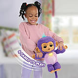 Інтерактивна мавпочка Санні Fingerlings Care 'n' Cuddles Interactive Baby Monkey, WowWee, фото 7