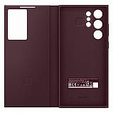 Чохол-книжка Samsung Smart Clear View Cover для Samsung Galaxy S22 Ultra SM-S908 Burgundy (EF-ZS908CEEGRU), фото 6