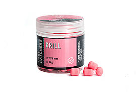 Бойли Вафтерс Carp Catchers Fluo Dumbell Wafters - Krill - Ø12х9мм - 45г