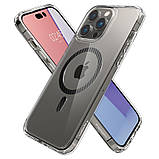 Чохол-накладка Spigen Ultra Hybrid MagFit для Apple Iphone 14 Pro Max Carbon Fiber (ACS04827), фото 5
