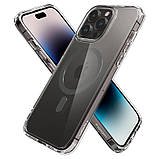 Чохол-накладка Spigen Ultra Hybrid MagFit для Apple Iphone 14 Pro Graphite (ACS04970), фото 6