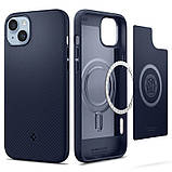 Чохол-накладка Spigen Mag Armor MagFit для Apple iPhone 14 Navy Blue (ACS05066), фото 6