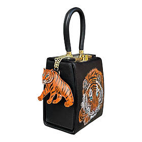 Сумка жіноча шкіряна "Тигр" Silver Taurus 7857.