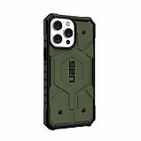 Чохол-накладка Urban Armor Gear Pathfinder Magsafe для Apple iPhone 14 Pro Max Olive (114055117272), фото 4